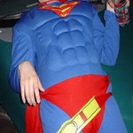 А Супермен-то пьяный!